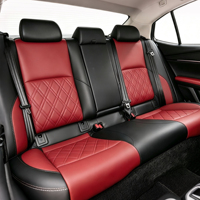 Housses de siège auto personnalisées de haute qualité, ensemble complet, en cuir Nappa respirant, pour Camry Hybrid SE, résistantes aux intempéries