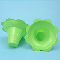 Hochwertige neue Ideen Blume Kunststoff Eis becher Kegel rasierte Eis becher 4oz 8oz Blume kleine Schalen