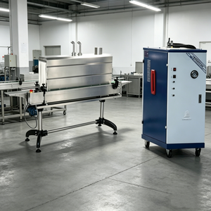 Machine de fabrication de manchons rétractables en PVC et PET, équipement de rétraction d'étiquettes pour bouteilles et bocaux, machine de scellage par rétraction de manchons de bouchons - Product Image 1