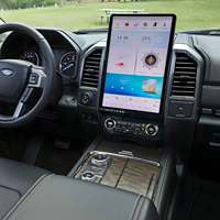 Système multimédia de voiture de style Tesla de 16,8 pouces pour Ford Expedition 2018-2021, système SYNC2/3, Android Auto, CarPlay, lecteur radio