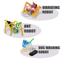 Meilleures ventes Kits robotiques 6 en 1 Jouets éducatifs pour enfants Kits STEM pour enfants Kit d'expériences scientifiques