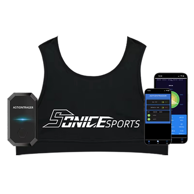 Athlete GPS Football Vest Tank Top Wearable Technology APP Control Training Equipment Polyester