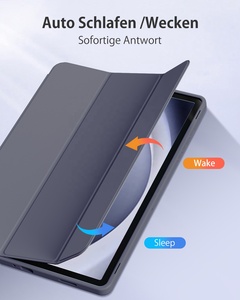 PU da chất liệu máy tính bảng phụ kiện thông minh <span class=keywords><strong>Folio</strong></span> đứng trường hợp đối với Samsung Tab A9 cộng với 11 inch mềm TPU Cover quay lại - Product Image 3