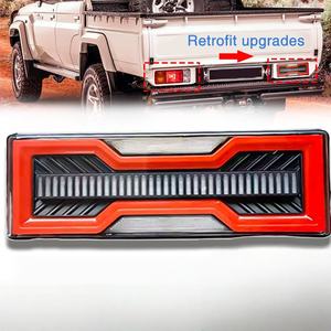 เหมาะสำหรับรถยนต์โตโยต้าแลนด์ครุยเซอร์ FJ79 LC75 ปี 2007-2023 ชุดอัพเกรดไฟท้าย ไฟท้ายแบบแถบ - Product Image 1