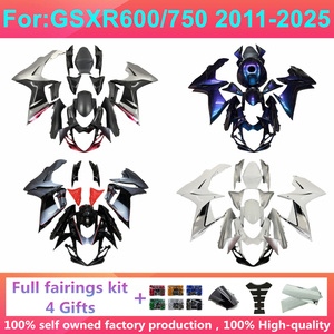Kit de carénage complet pour moto compatible avec GSXR600 GSXR750 Gsx600r Gsx750r <span class=keywords><strong>GSXR</strong></span> 600 <span class=keywords><strong>750</strong></span> 2011 <span class=keywords><strong>2012</strong></span> 2013 2014 2015 K11 Kits de carénages Zxmt - Product Image 4
