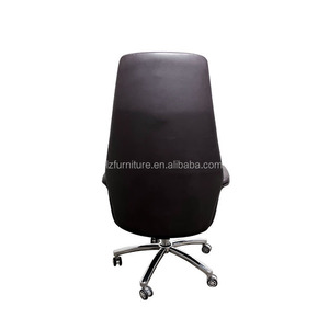 Chaise de bureau ergonomique pivotante en cuir réglable à dossier haut pour dirigeant, mobilier de bureau de direction, vente directe fabricant - Product Image 6
