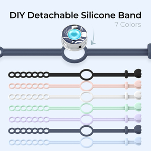 Mode bijoux intelligents <span class=keywords><strong>totwoo</strong></span> Candy Collection Single Wave Bracelets tactiles longue distance bleu foncé pour les couples - Product Image 4