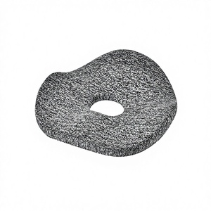 Office Memory Cotton Thickened <strong>Round</strong> Hole Solid Color Hemorrhoid Relief <strong>Cushion</strong> for Student Chair <strong>Stool</strong> and Cross-border Car Use - Product Image 1