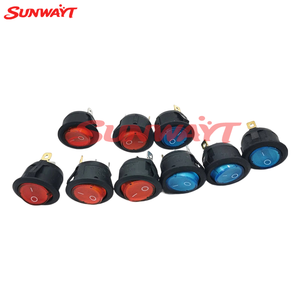 Interrupteur à bascule éclairé rouge et bleu à 2 positions, 3 broches, commande marche/arrêt pour équipement de machine de jeu - Product Image 4