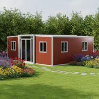 Casa Prefabricada Expandible en Contenedor Aislado de 20 Pies o 40 Pies, de 2, 3, 4 o 5 Dormitorios, en Venta, Casa Portátil de Lujo