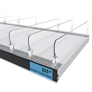 10 Pack Hookei High Quality Supermarket Pusher Divider Cooler Glides Gravity Feed <b>Roller</b> Shelf Divider for Beverage Shelf <b>Roller</b> - Product Image 3