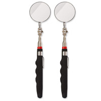 Kit d'outils de ramassage télescopiques magnétiques puissants, miroir d'inspection pivotant à 360, outil de ramassage magnétique pour réparation de voiture