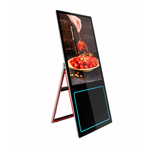 32&quot; 43&quot; 49&quot; Mobile Advertising Machine For Commercial Use Floor Stand Ultra Thin Foldable Digital Advertising Poster <strong>Lcd</strong> Display - Product Image 1