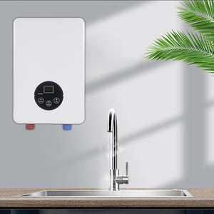 Calentador de ducha eléctrico con Control táctil de 220V y 5500W, calefacción de velocidad doméstica con carcasa de plástico de temperatura constante para baños - Product Image 2