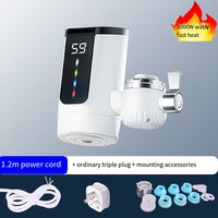 Maisons préfabriquées robinet chauffe-eau 3S robinet de chauffage rapide sans réservoir instantané robinets de cuisine électriques avec affichage numérique LED