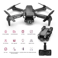 Drone électrique intelligent avec évitement d'obstacles, caméra 480P SD, double caméra, télécommande, design pliable, pour débutants, intérieur-extérieur