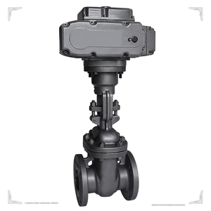Vanne à boisseau à bride WCB à actionneur électrique multi-tours pour eau, huile et gaz, commande urgente COVNA, 2-1/2 pouces - Product Image 1