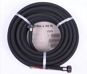 Alta qualità 50ft gomma Soaker tubo flessibile avvolgitore esterno giardino albero sistema di irrigazione gomma trasporto acqua tubo di irrigazione - Product Image 4