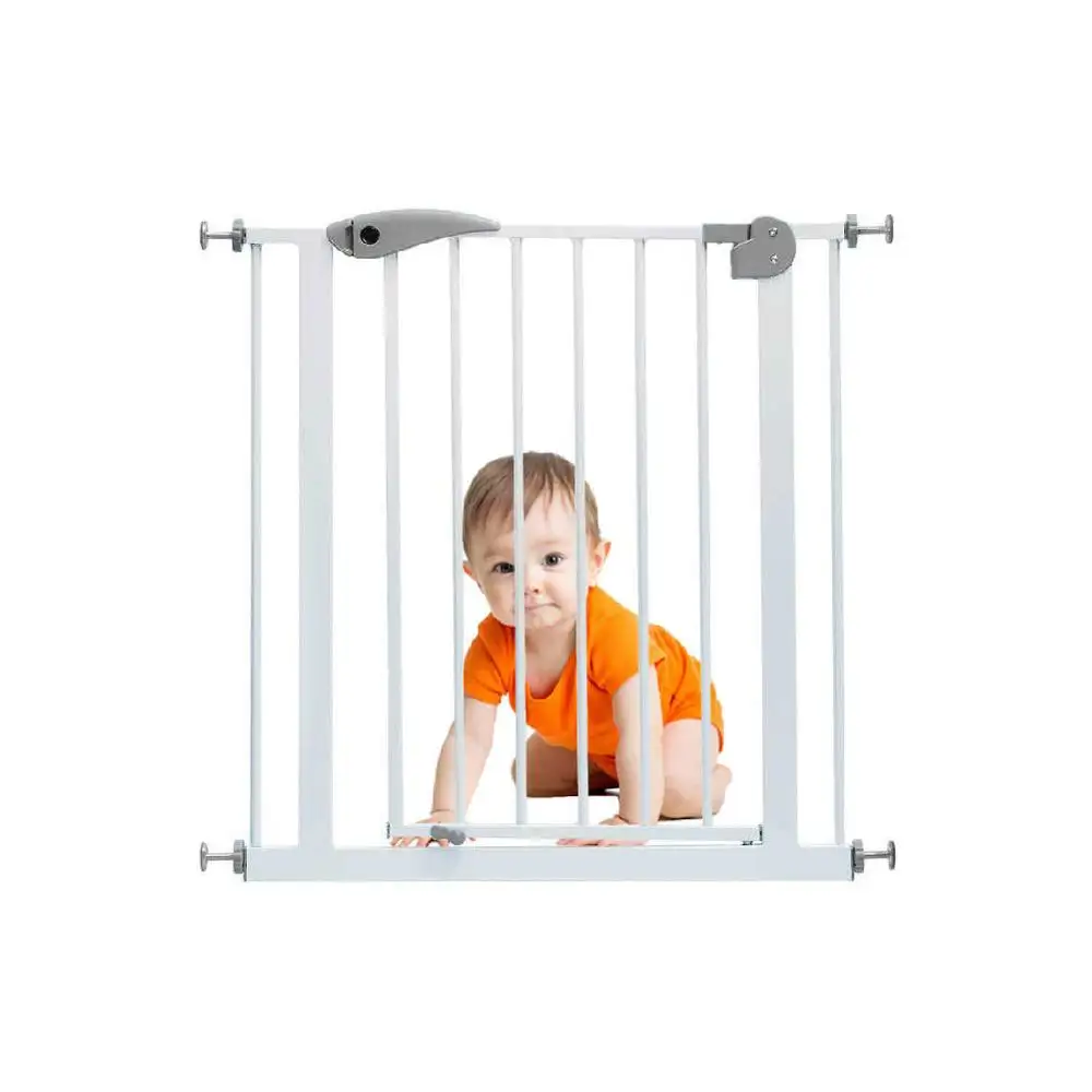 Facile passaggio espandibile cancelli di sicurezza per bambini in metallo recinzione di sicurezza per bambini tazze da parete montate a pressione all'ingrosso Made in turchia