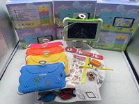 Tableta Educativa Infantil Android 13 de 7 Pulgadas, 12+256 GB, con Ranura para Tarjeta SIM, WiFi, en Caja