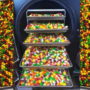 Bonbons casher croquants personnalisés en gros Collation lyophilisés Carrés sucrés vers de gomme aigre-douce Assortiment de vers - Product Image 2