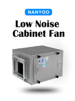 NANYOOLow Power Ventilateur centrifuge silencieux en ligne pour armoire Grand volume d'air avec pales Ventilateur de montage sur conduit-Personnalisable OEM