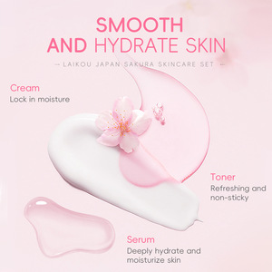 Hidratante Reduce las líneas finas Ilumina el tono de la piel Cuidado de la cara 5 piezas LAIKOU Japonés Sakura Cuidado DE LA PIEL Set - Product Image 3