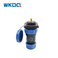 Conector de enchufe y enchufe multipolo Circular Wk29, Conector de Cable roscado cuadrado, conector impermeable serie Sp29