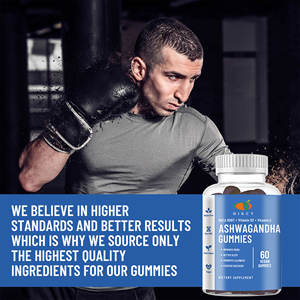 Gomitas de Ashwagandha sin gluten y sin <span class=keywords><strong>gelatina</strong></span> de etiqueta privada como dulces de suplemento de salud para el apoyo inmunológico - Product Image 6