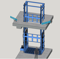 Ascenseur de chargement hydraulique personnalisable de haute qualité, télécommande électrique, capacité de charge de 0,5 à 50 tonnes, efficace