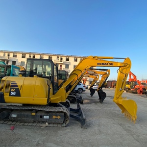 Excavadora de cadenas Komatsu PC56 de 5 toneladas, de segunda mano, importada de Japón, para demolición y construcción, en venta. - Product Image 3