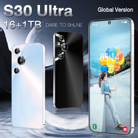 Smartphone S30 Ultra 16 Go 1 To de stockage pour l'apprentissage des enfants, batterie 8000 mAh, processeur Deca Core, caméra HD quadruple, certifié CE, WiFi, étanche, pas cher, vente en gros