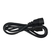 SIPU-cable de alimentación personalizado para extensión de ordenador, 1m, 1,5 m, 2m, 3m, 5m, 6m, Conector de pvc c3 c4