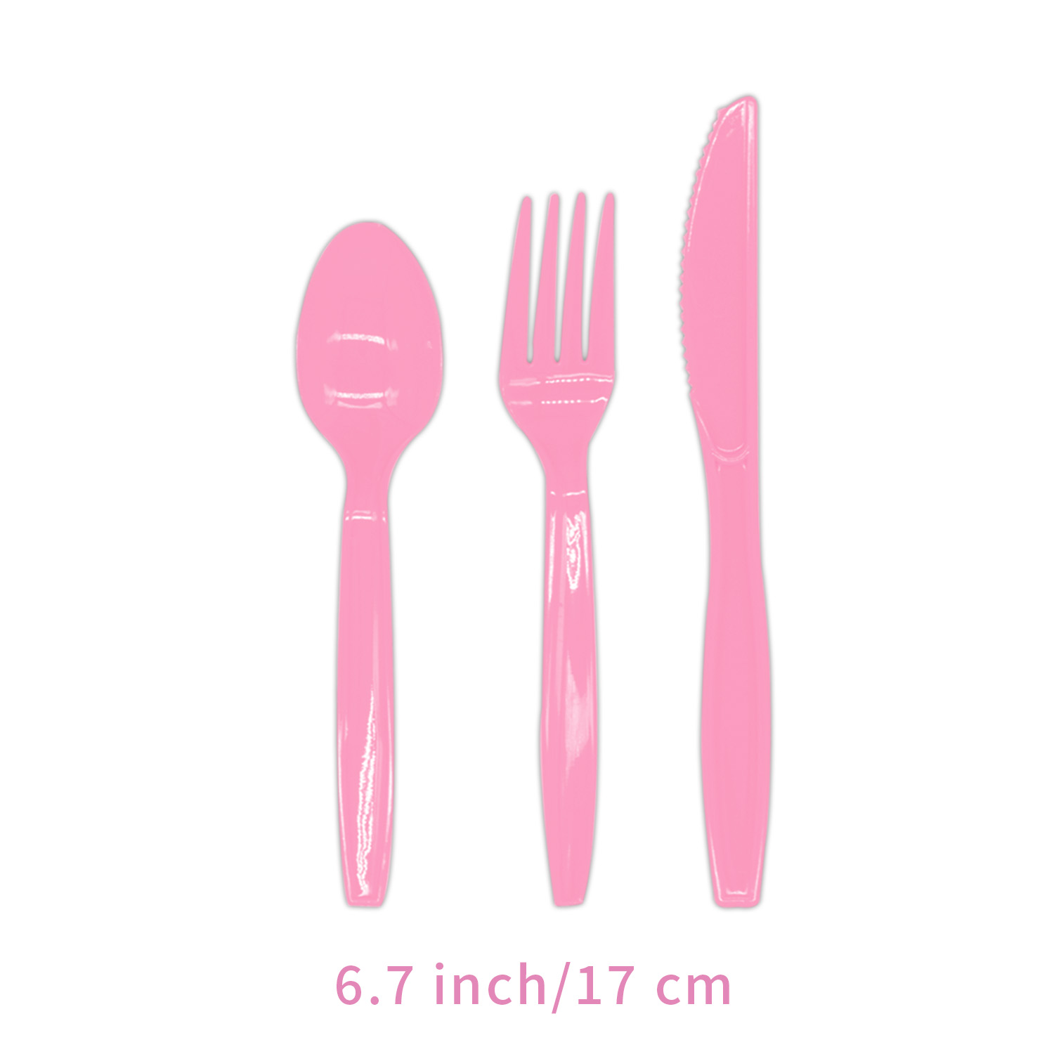 มีดสีชมพู*10ชิ้น