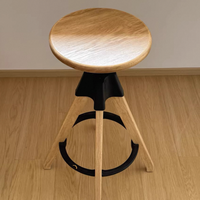 Современный Ресторан Nordic Flatpack Регулируемый Поворотный Бар Кафе винтажный стул стулья
