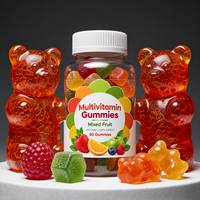 Gommes à mâcher de vitamines du complexe B pour adultes de qualité supérieure avec toutes les vitamines B, formule complète B1 B2 B3 B5 B6 B7 B9 B12