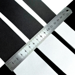 Bande élastique Wanlisheng 3-5 cm en polyester mercerisé, sangle pour vêtements, noir, blanc, couleur unie, style classique - Product Image 2