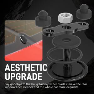 Bevinsee tappo a spina per piastra tergicristallo posteriore in alluminio per Ford <span class=keywords><strong>Focus</strong></span> ST 2013-2017 Bronco 2021-2023 Mazda Mazdaspeed3 2007-2013 Subaru - Product Image 4