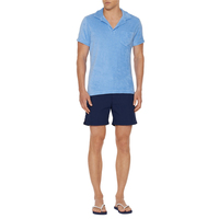 Chemise décontractée pour homme 2025 à col en V, en jersey uni, à manches courtes, avec poche poitrine, coupe classique, respirante, séchage rapide, anti-plis