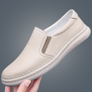 Mocasines sin cordones para hombre, suela de goma suave, tacón bajo, zapatos casuales para el tiempo libre, hechos en Wenzhou - Product Image 1