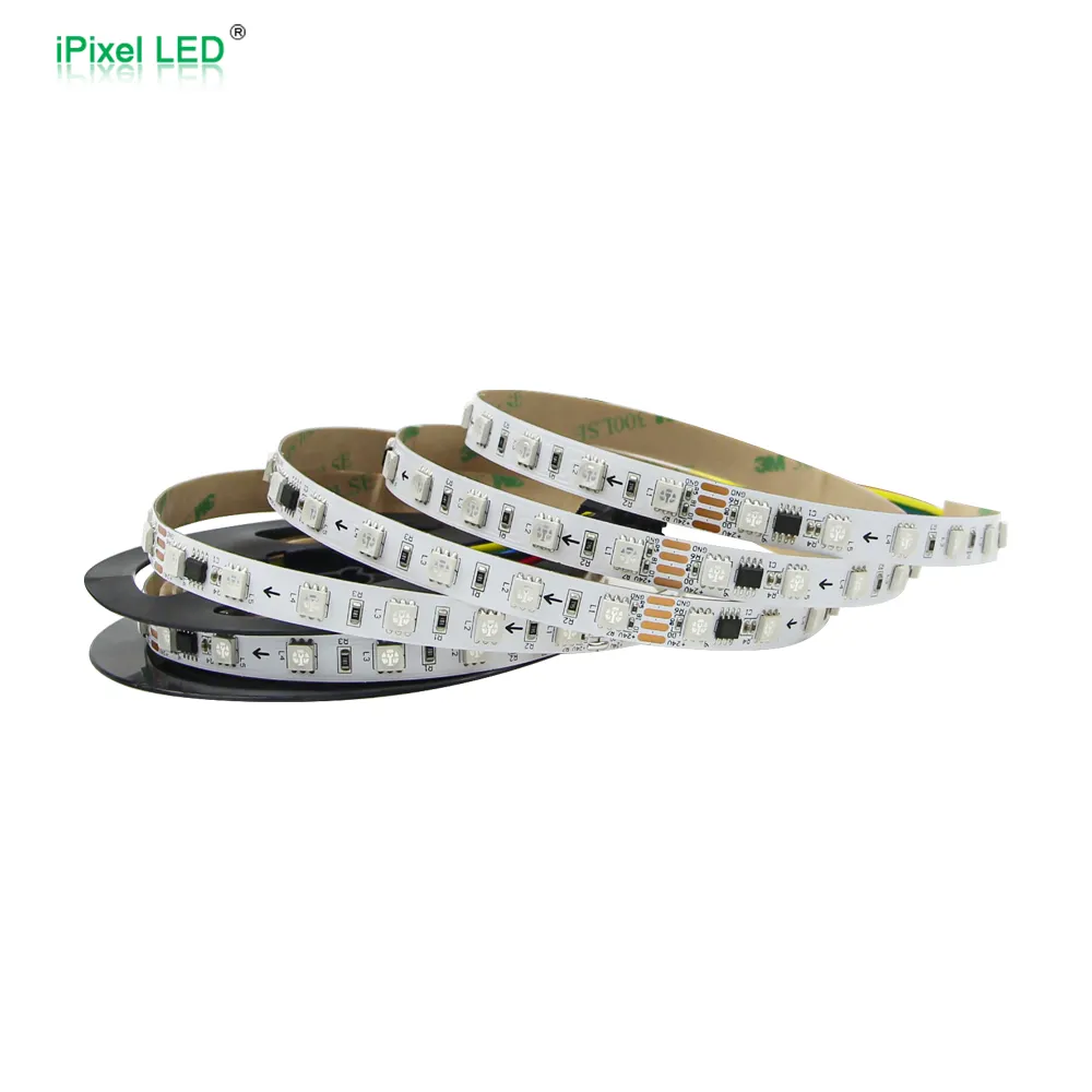 Đuổi theo linh hoạt chạy nước địa chỉ rgbic LED Strip Lights 24V