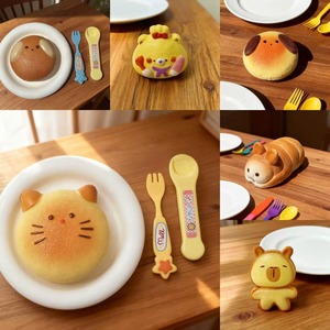 Nuevo Juguete de Peluche con Imagen de Animal Marrón, Mu-ji, de Rebote Lento, Divertido para Apretar - Product Image 4