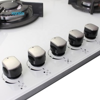 Cuisinière à gaz encastrable Xunda Factory OEM/ODM 90 cm avec 5 brûleurs, plaque de cuisson en verre, haute qualité, pour cuisine