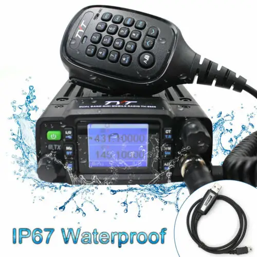 small size dual band car radio CE FCC approved 25W UHF VHF radio TH-8600 Waterproof radios for vehicles