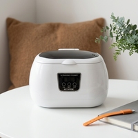 Appareil de nettoyage ultrasonique GT SONIC, électrique, 43 kHz, dentaire, domestique, portable, numérique, ABS, acier inoxydable SUS304, 0,6 L, 1 an