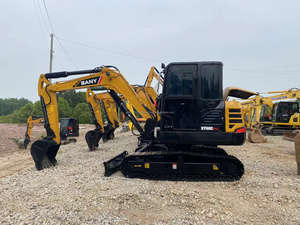 Sany SY60C Mini pelle 6 tonnes 99% nouvelle pelle d'occasion Caterpillar Komatsu Hitachi à bas prix d'origine - Product Image 6