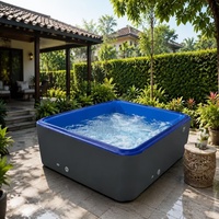 Piscine gonflable pour adultes, grande, épaisse, avec siège, pour usage familial intérieur/extérieur