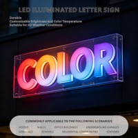 Lettres en relief 3D LED personnalisées de qualité supérieure, signalétique commerciale lumineuse pour les magasins, les centres commerciaux et les immeubles de bureaux