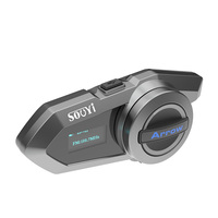 Système de communication pour casque de moto ARROW 24 Rider Group Talk de qualité supérieure avec batterie haute capacité de 1200 mAh