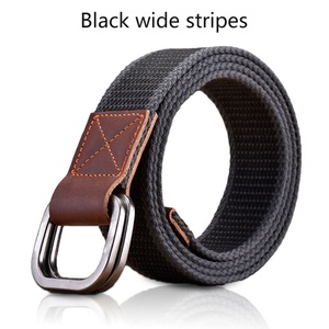 Cinturón Retro de Lona para Jeans, para Hombre y Mujer, Estilo Juvenil, Deportivo, para Exteriores, con Doble Anillo de Alta Resistencia, Versátil - Product Image 2